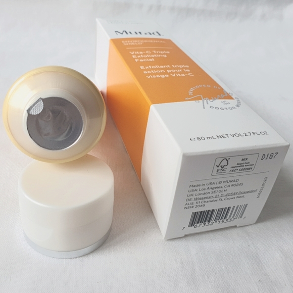 Murad Environmental Shield Vita-C Triple Exfoliating Facial 80ml Full Size New - Picture 6 of 6